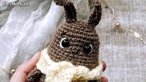 Амигуруми: схема Крошка Кролик | Игрушки вязаные крючком - Free crochet patterns.