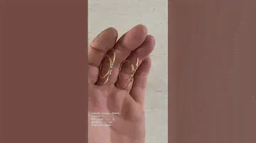 Серьги кольца «Конго». Алмазная грань.