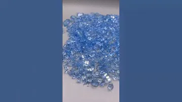 Голубая стеклянная крошка