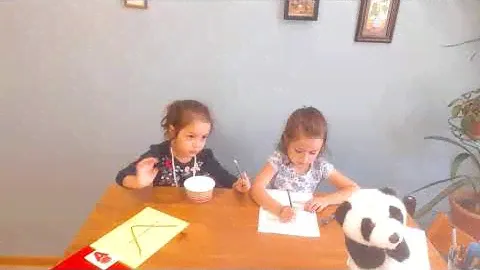 Буква А. Крошка Панда изучает буквы.
