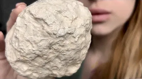 Мокрый мел Халва 🤍 + крошка глины Бордо ❤️ ~ Песочный хруст 😍💦