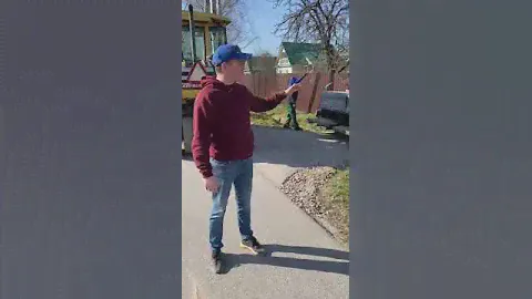 Начало строительства дороги из Асфальтовой крошки в посёлке Невская Дубровка.