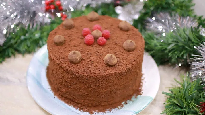 Трюфельный МЕДОВИК с МАЛИНОЙ с насыщенным шоколадным вкусом - ну, оОчень вкусный!!