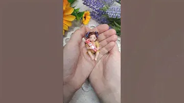 Крошка на ладошке) Мини куколка