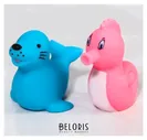 Крошка Я Набор резиновых игрушек для игры в ванной «Милые крохи», 12 шт.
