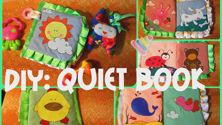 DIY: QUIET BOOK / Мягкая развивающая книжка "Шуршалка" своими руками
