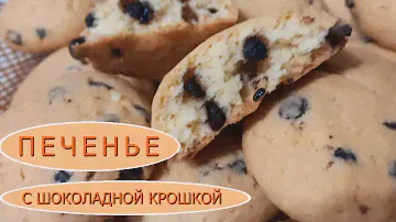 Нежное печенье с шоколадной крошкой