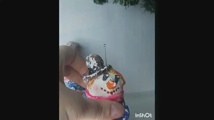 Вариант подвески для ватной игрушки