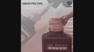Жидкий полигель Lovely, оттенок бежевый, 12 ml