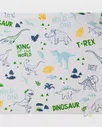 Пелёнка "Крошка Я" Dino 73*120 голубого цвета