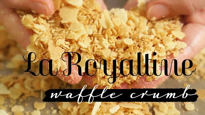 Вафельная крошка или Роялтин. Waffel crumb or La Royaltine.