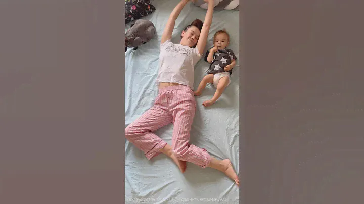 Спала всю ночь первый раз #baby #беременность #lifestyle #малыш #семья #ребенок #tanoshi