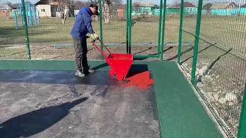 Тележка для выгрузки готовой смеси
